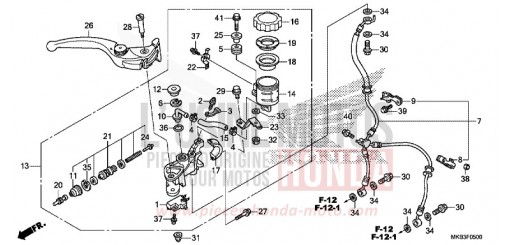 HAUPTBREMSZYLINDER, VORNE ZYLINDER (CBR1000RR/S) CBR1000RRG de 2016
